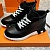 Кроссовки с мехом Hermes Bouncing high-top - Black / White