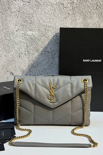 Кожаная сумка Yves Saint Laurent LouLou premium 28x17x9 см   