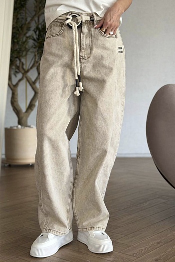 Женские прямые джинсы MIU MIU premium   