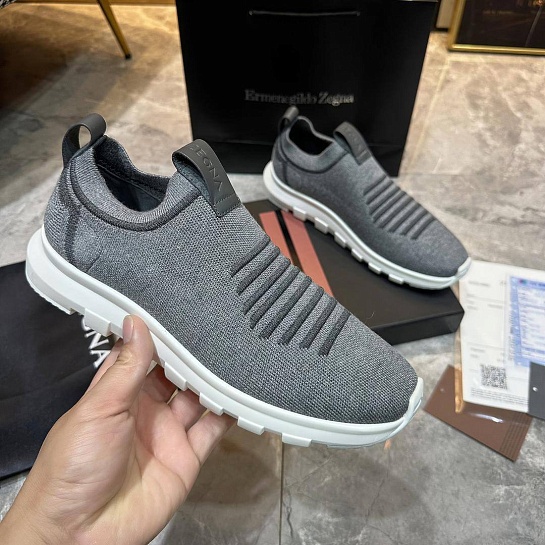 Мужские текстильные кроссовки Ermenegildo Zegna