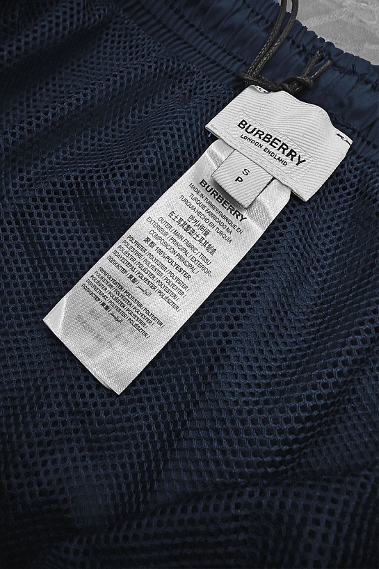 Мужские тёмно-синие шорты Burberry
