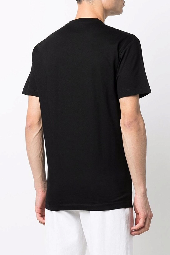 Чёрная оверсайз футболка Dsquared2