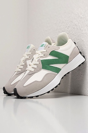 Кроссовки New Balance 327 - Rain Cloud / Varsity Green   