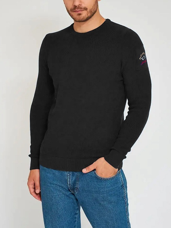 Мужской чёрный джемпер Paul & Shark