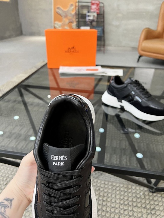 Мужские кроссовки Hermes - Black