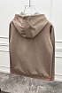 Кофта на молнии Brunello Cucinelli logo-embroidered - Brown