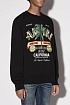 Чёрный мужской свитшот Amiri Rum Label logo-print