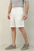 Льняные шорты белого цвета Zegna premium