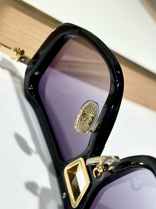 Солнцезащитные очки Philipp Plein Hexagon - Blue / Black