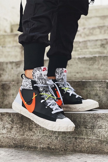 Кроссовки Nike Readymade x Blazer Mid - Black   