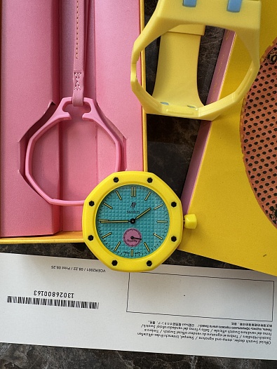 Часы Audemars Piguet × Swatch Royal Pop premium    