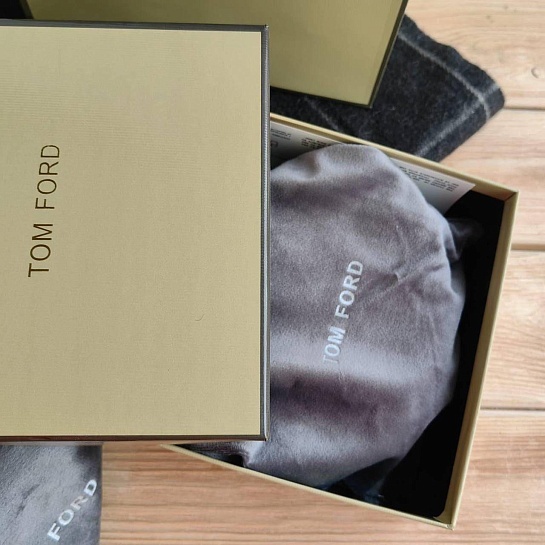 Двусторонний кожаный ремень Tom Ford  (длина 100 / 105 cм)