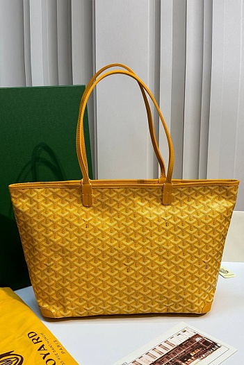 Кожаная сумка Goyard Artois premium 31x24x15 см   