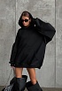 Женское худи Balenciaga чёрного цвета