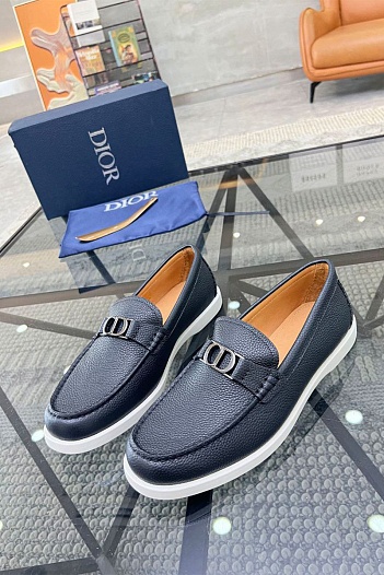 Мужские кожаные лоферы Dior   