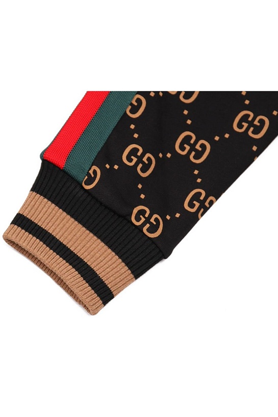 Чёрный спортивный костюм Gucci GG monogram