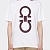 Белая футболка Salvatore Ferragamo Gancio-print