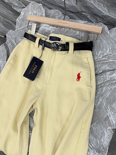 Женские лимоные джинсы Polo Ralph Lauren   