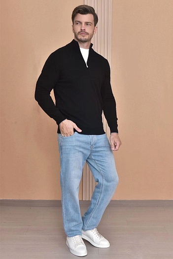 Кашемировый свитер Brunello Cucinelli Premium - Black   