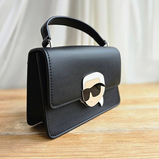 Женская сумка Karl Lagerfeld ikonik 22x15 см - Black