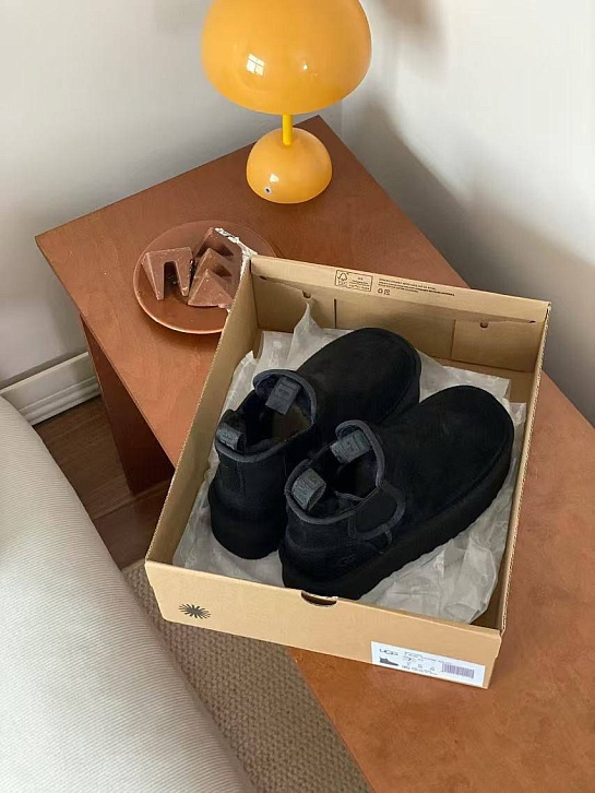 Женские ботинки UGG Neumel Platform - Black