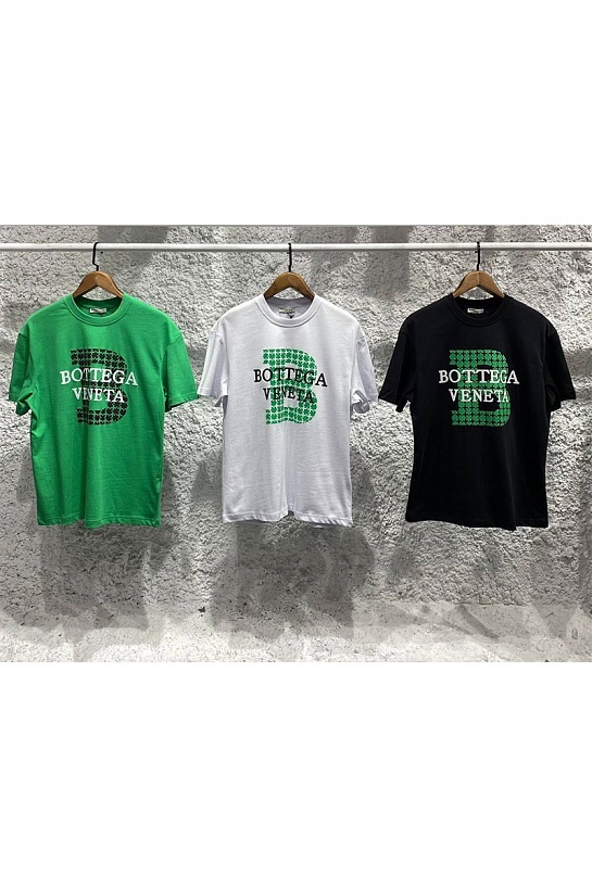 Зелёная оверсайз футболка Bottega Veneta