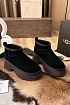 Женские замшевые ботинки UGG Heights - Black