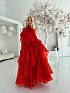 Женское воздушное платье красного цвета Zimmermann