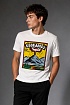 Белая футболка Dsquared2 Volcano Slouch