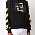 Мужская чёрная кофта Off-White Caravaggio Diag