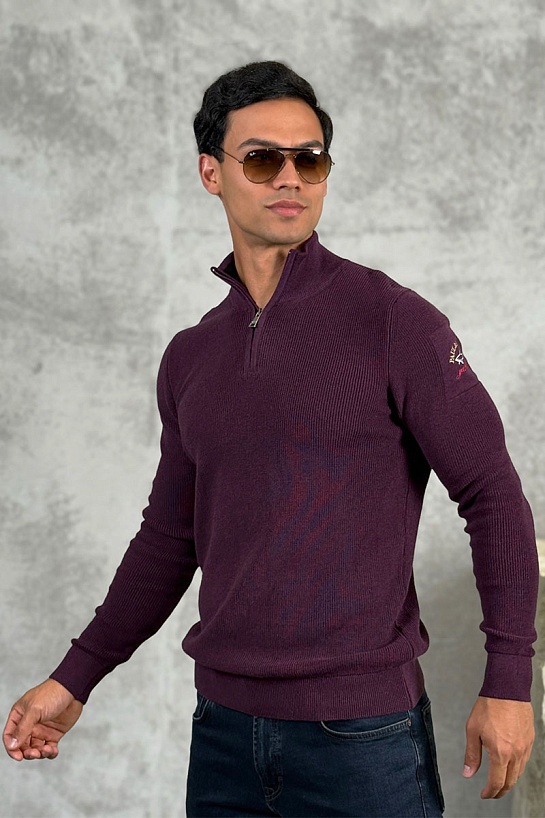 Мужской джемпер Paul & Shark zip-up - Purple