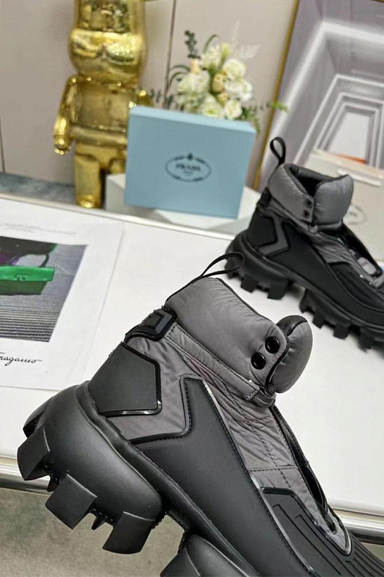 Кроссовки Prada Cloudbust Thunder high-top - Black / Grey