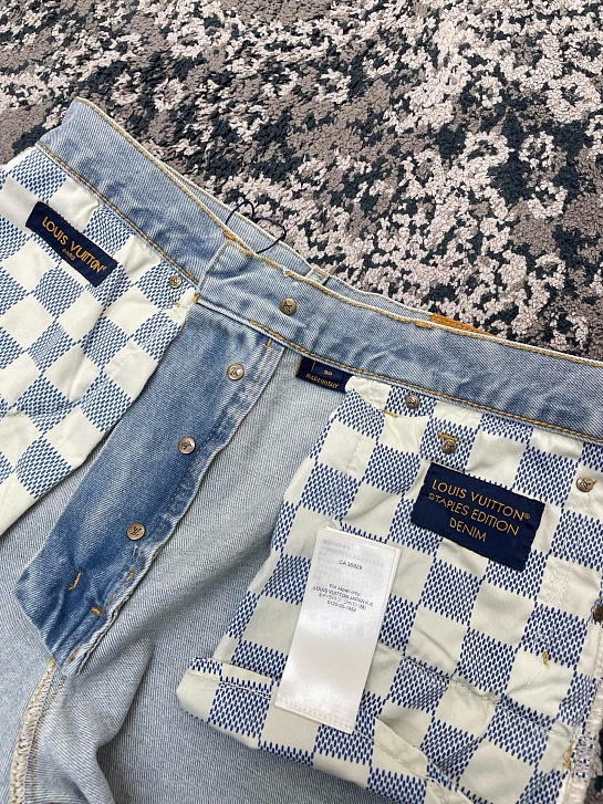 Джинсовые шорты Louis Vuitton Premium - Washed Indigo