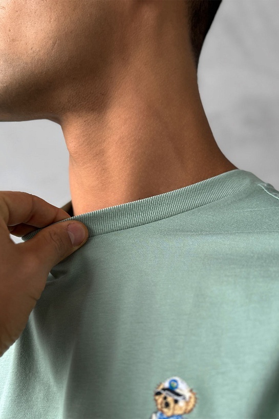 Футболка Роlо Ralрh Lаurеn logo-embroidered - Mint Green