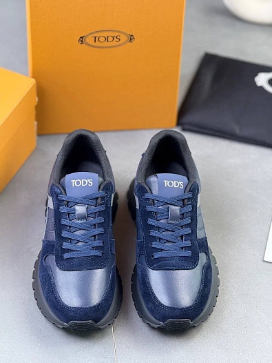 Мужские кроссовки Tod's синего цвета   
