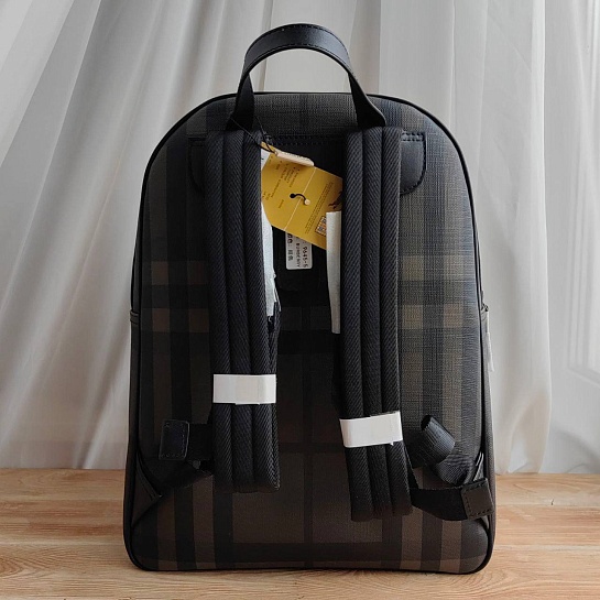 Кожаный рюкзак Burberry London Check 39х28x9 см