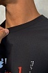 Мужская чёрная футболка Alexander McQueen logo-print