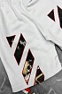 Мужские белые шорты Off-White Caravaggio Print