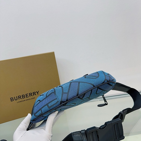 Текстильная сумка на пояс Burberry Sonny Premium 31x7x14 см 