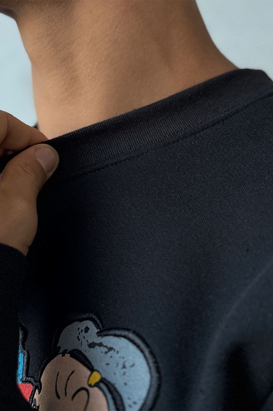 Свитшот чёрного цвета Iceberg Popeye