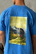 Оверсайз футболка Gucci x The North Face Collaboration landscape print - Blue