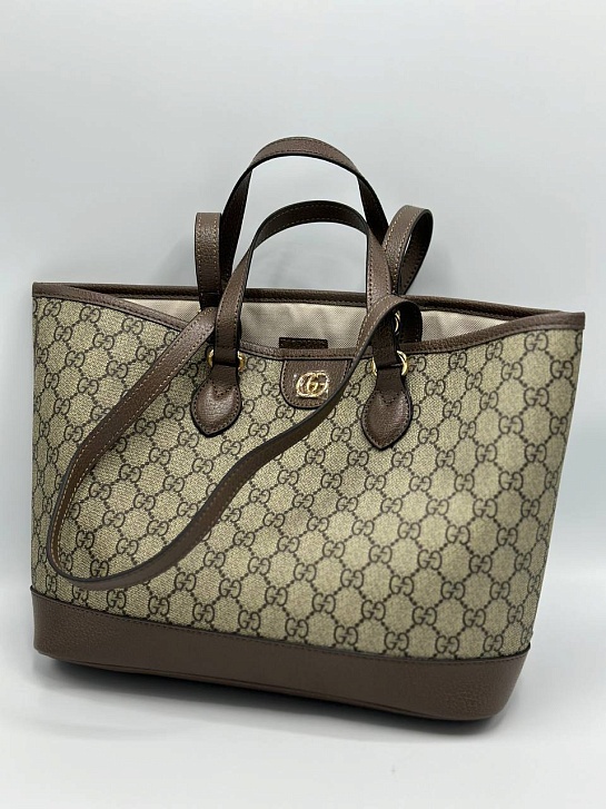 Женская кожаная сумка Gucci Ophidia GG 37x23x30 см