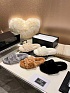 Женские меховые шлёпанцы Chanel Oran premium - Grey