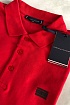 Классическое мужское поло Tommy Hilfiger красного цвета