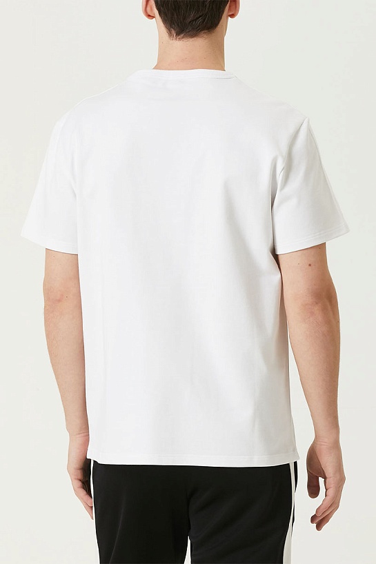 Мужская белая футболка Alexander McQueen Skull graphic-print