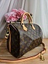 Кожаная сумка Louis Vuitton Speedy Bandouliere 30x20 см