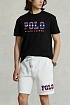 Мужская чёрная футболка Роlо Ralрh Lаurеn logo-print