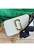 Кожаная сумка Marc Jacobs Snapshot 19x11 см - White