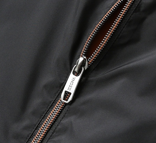 Мужская чёрная ветровка Zegna   