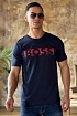 Мужская тёмно-синяя футболка Hugo Boss